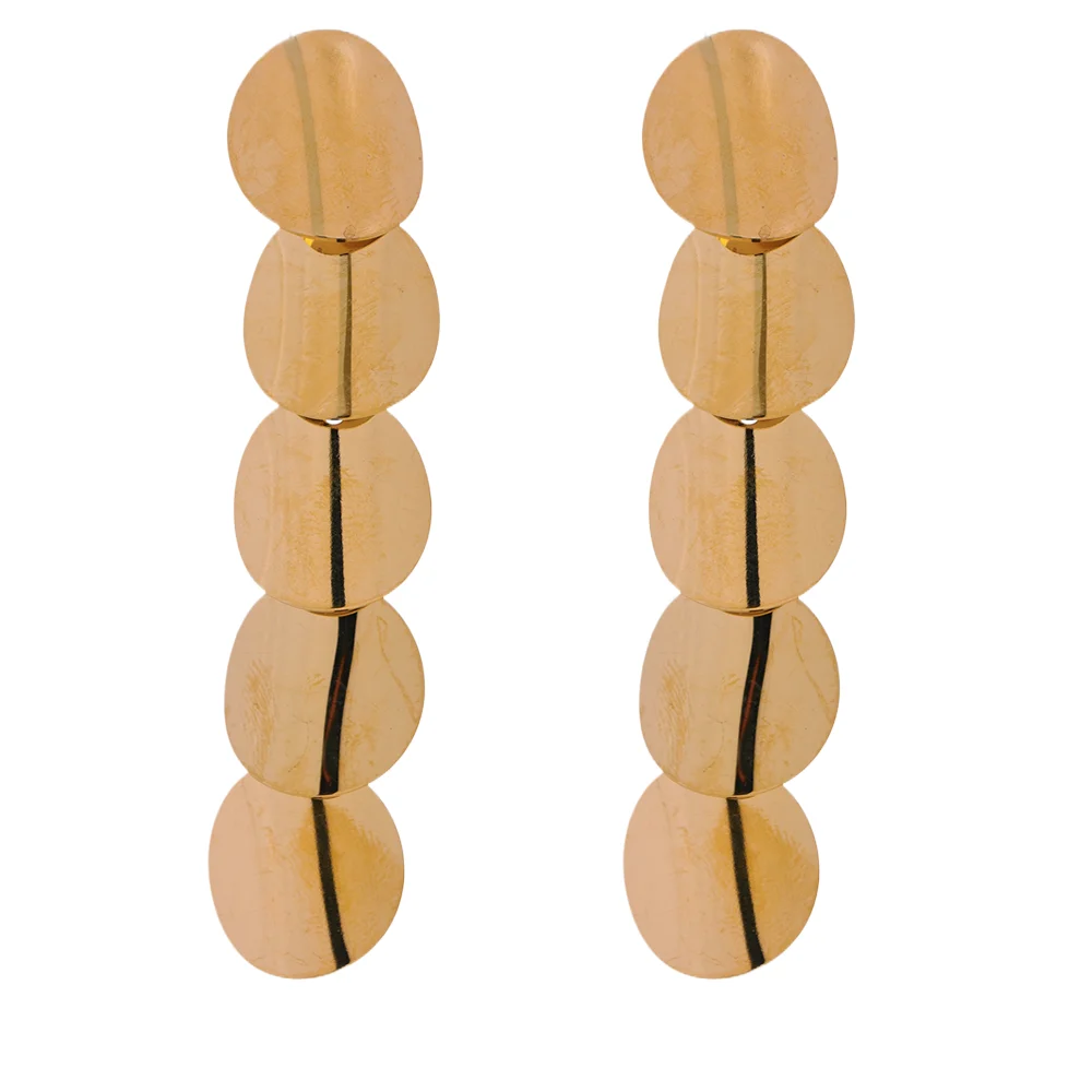 Brinco Cascade Banhado em Ouro 18K - AuraMirage®