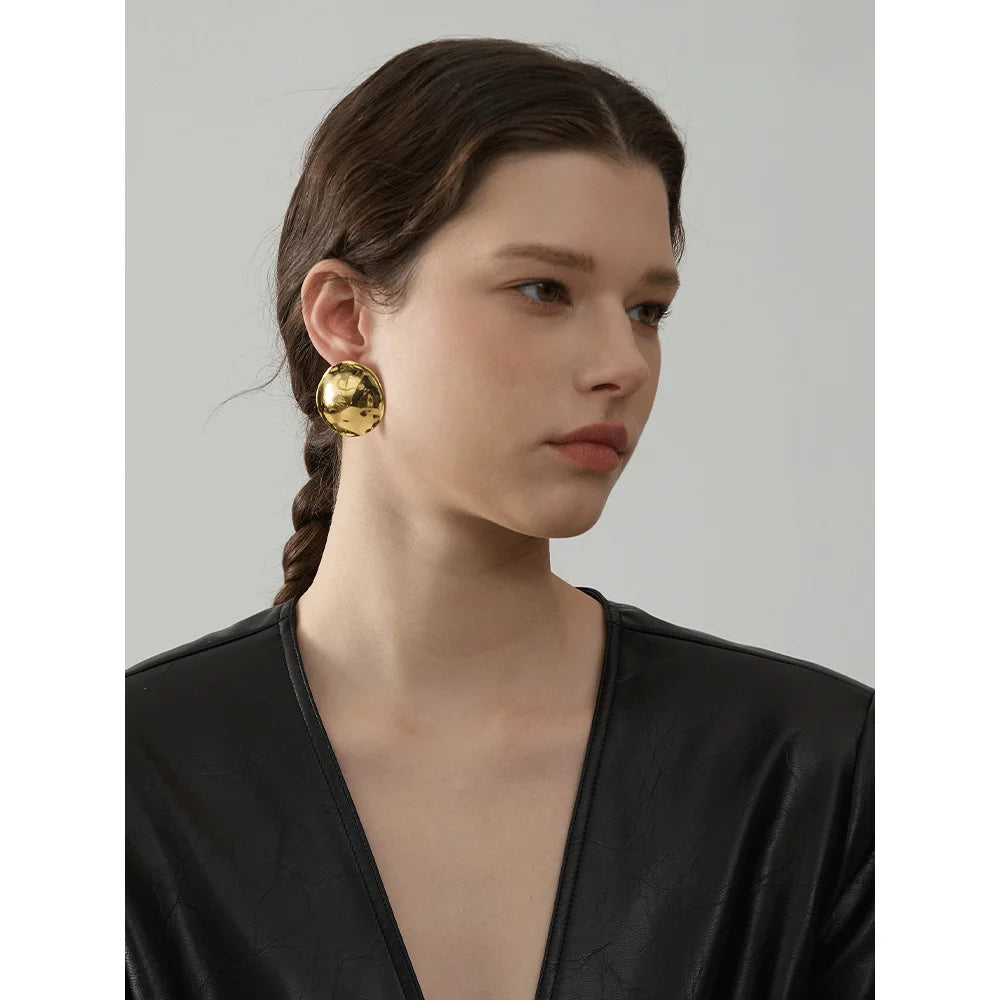 Brinco Prisma Banhado em Ouro 18K - AuraMirage®