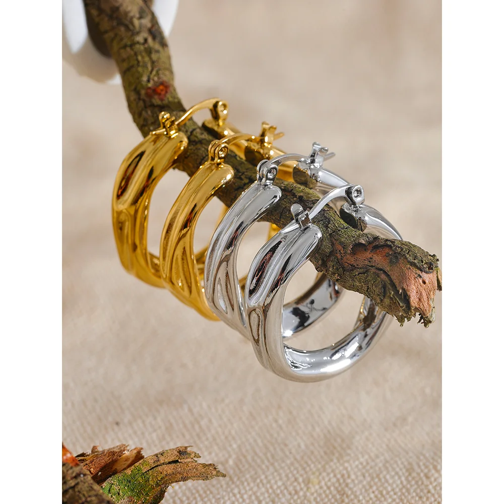 Brinco Mira Banhado em Ouro 18K - AuraMirage®