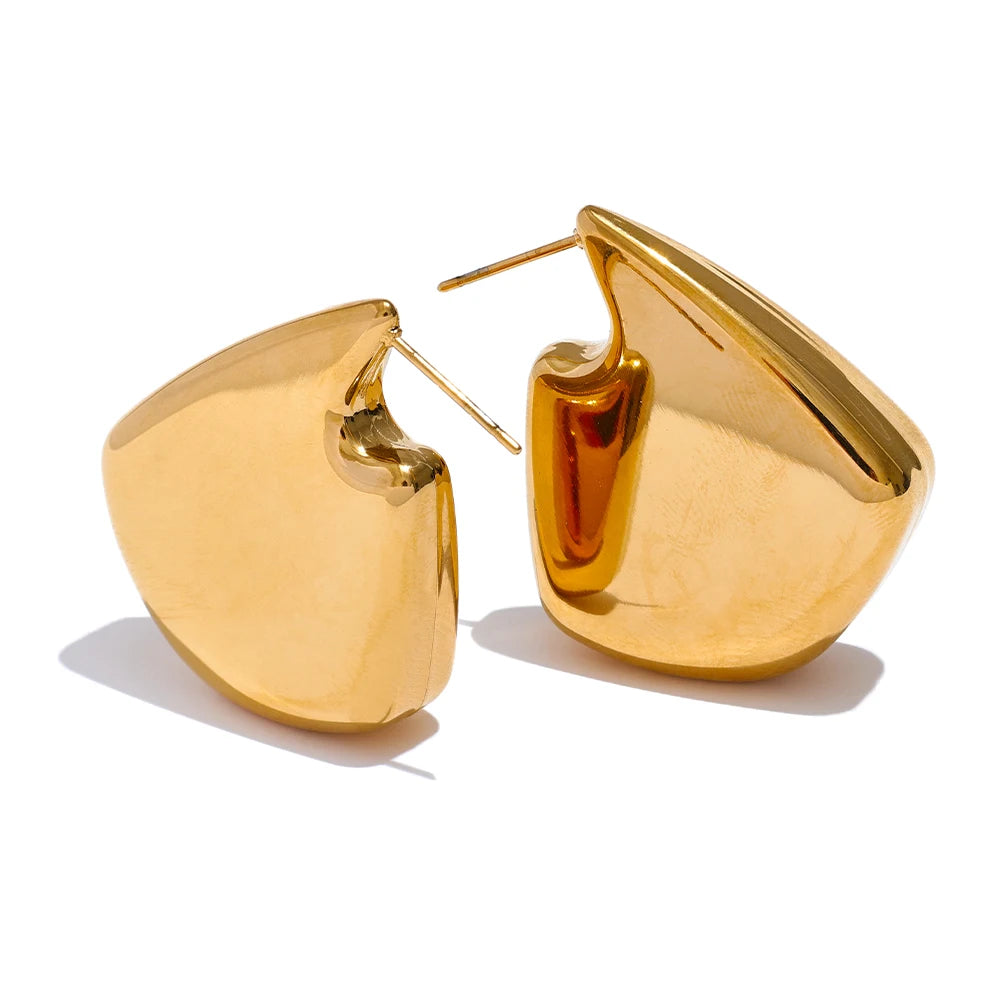 Brinco Arin Banhado em Ouro 18K - AuraMirage®