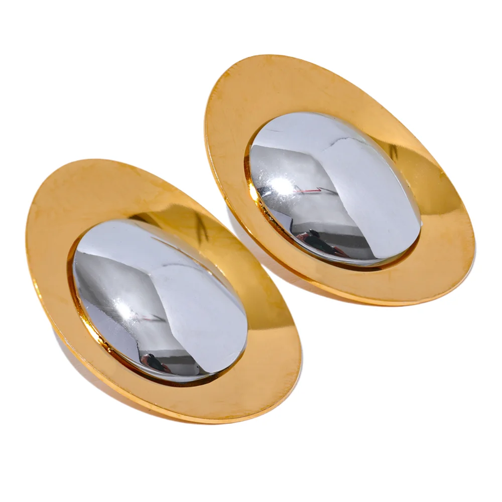 Brinco Luno Banhado em Ouro 18K - AuraMirage®