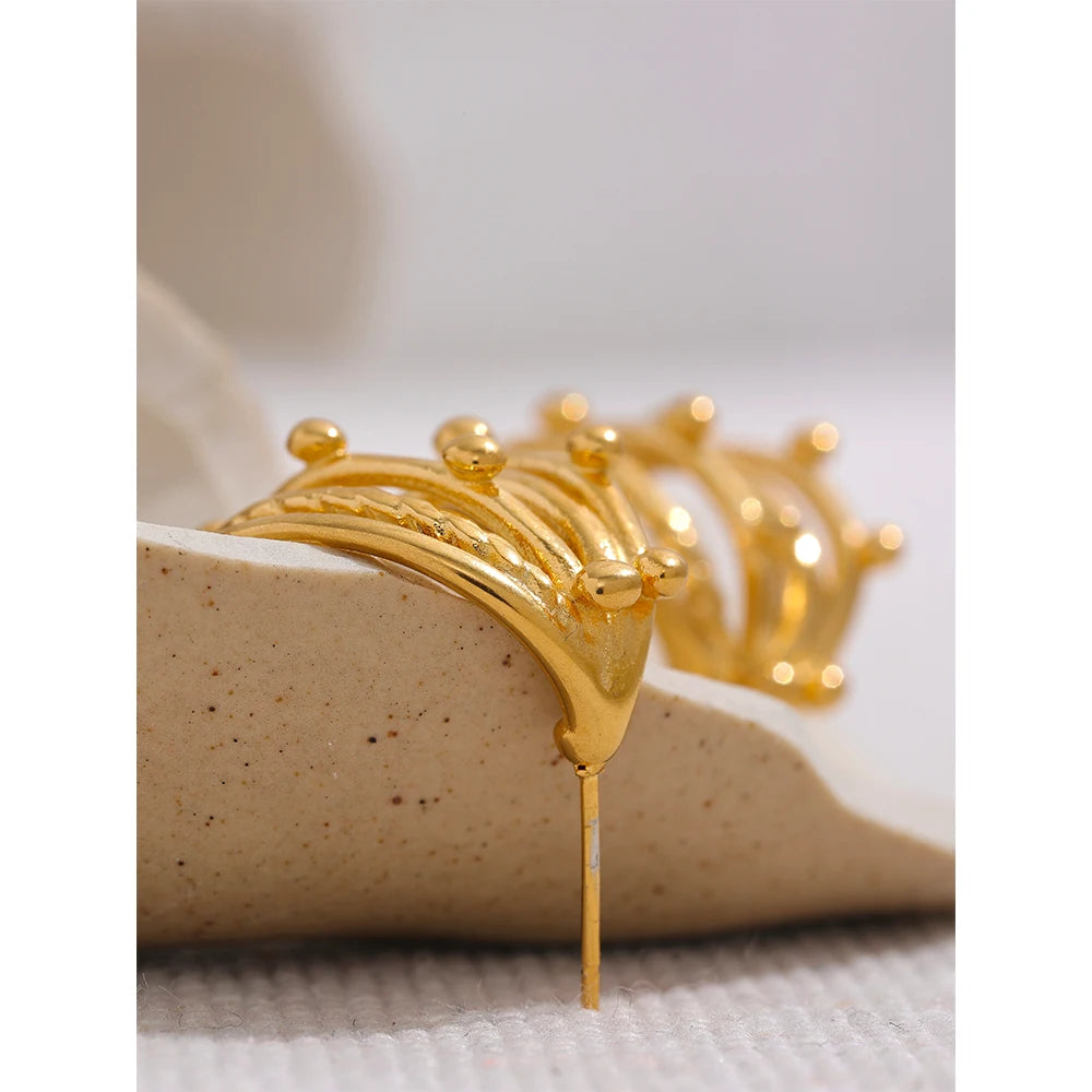 Brinco Vela Banhado em Ouro 18K - AuraMirage®