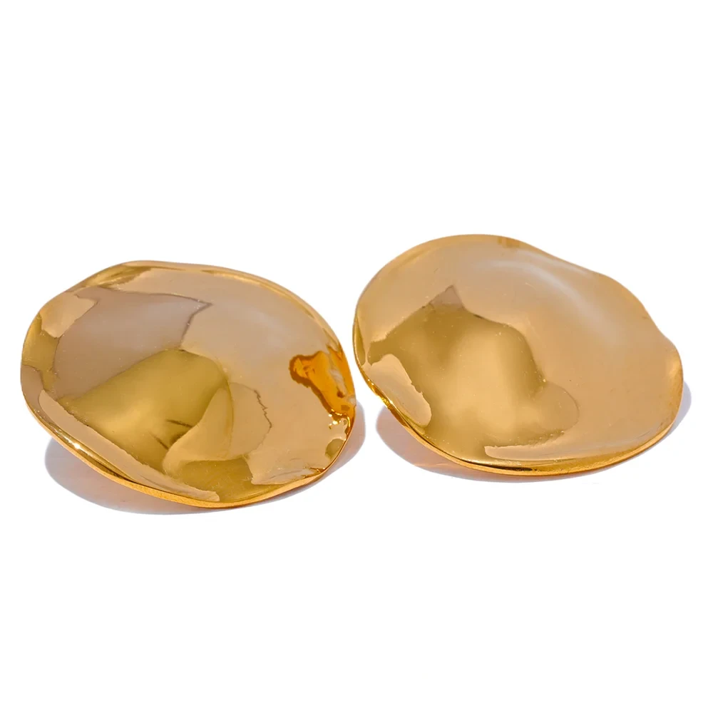 Brinco Prisma Banhado em Ouro 18K - AuraMirage®