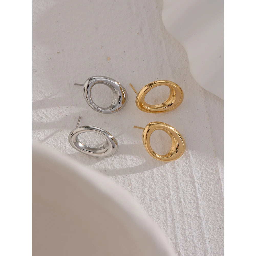 Brinco Oris Banhado em Ouro 18K - AuraMirage®