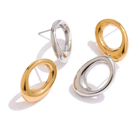 Brinco Oris Banhado em Ouro 18K - AuraMirage®