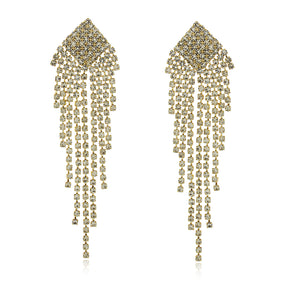 Brinco Strass Lumis com cristais brilhantes e design elegante da coleção Aura Alvorecer