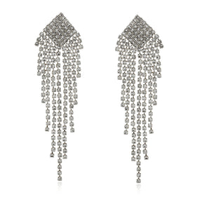 Brinco Strass Lumis com cristais brilhantes e design elegante da coleção Aura Alvorecer