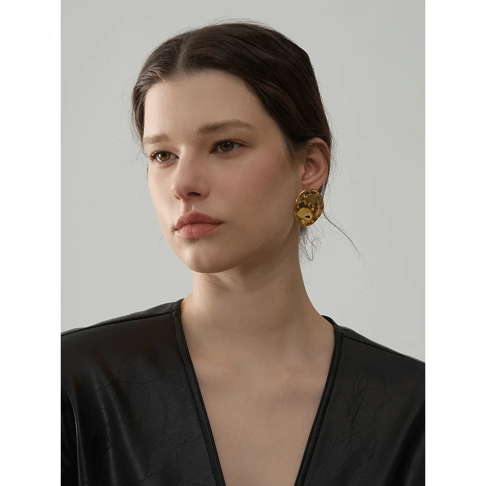 Brinco Prisma  Banhado em Ouro 18K - AuraMirage®