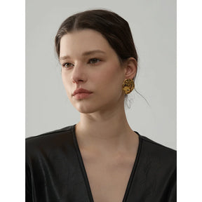 Brinco Prisma  Banhado em Ouro 18K - AuraMirage®