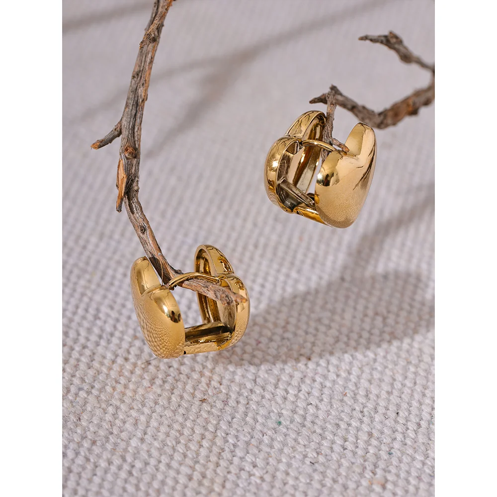 Brinco Liori Banhado em Ouro 18K - AuraMirage®