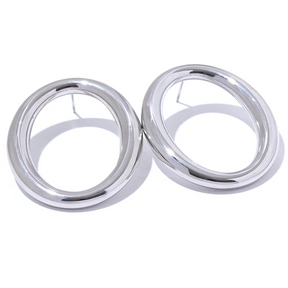 Brinco Orbix Banhado em Ouro 18K - AuraMirage®