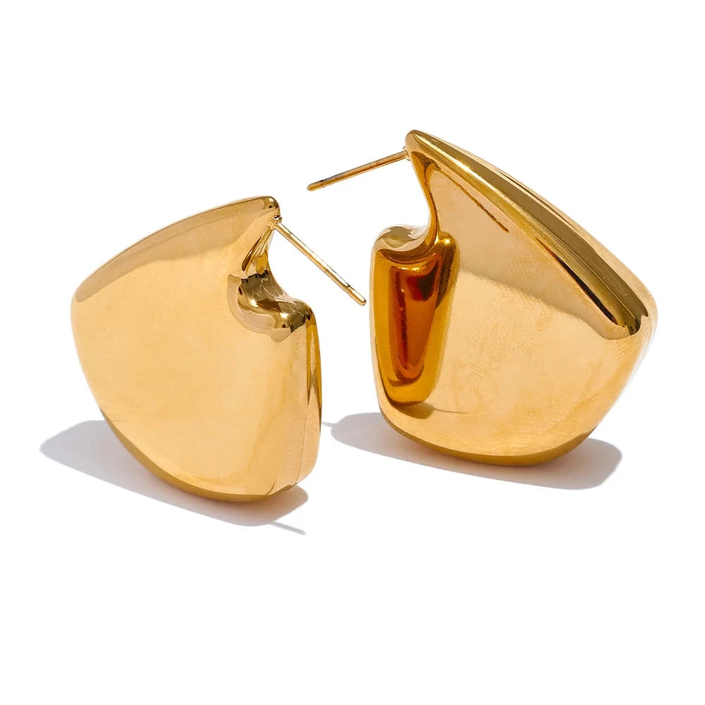 Brinco Arin Banhado em Ouro 18K - AuraMirage®