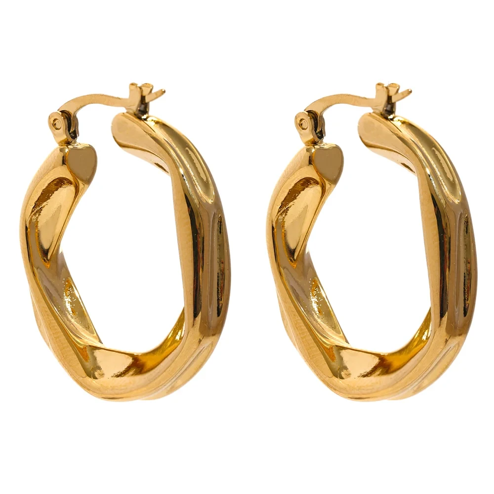 Brinco Mira Banhado em Ouro 18K - AuraMirage®