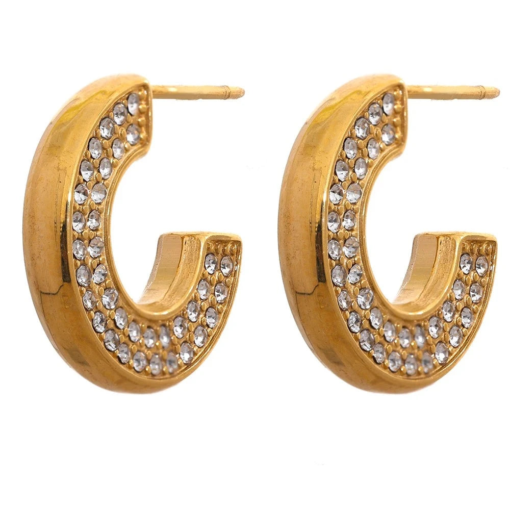 Brinco Serendi banhado a ouro