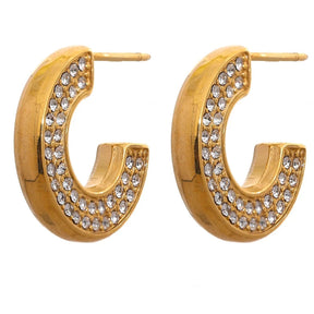 Brinco Serendi banhado a ouro