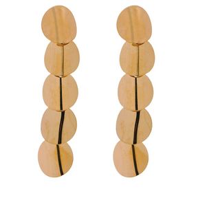 Brinco Cascade Banhado em Ouro 18K - AuraMirage®