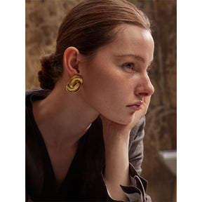 Brinco Ondra Banhado em Ouro 18K - AuraMirage®