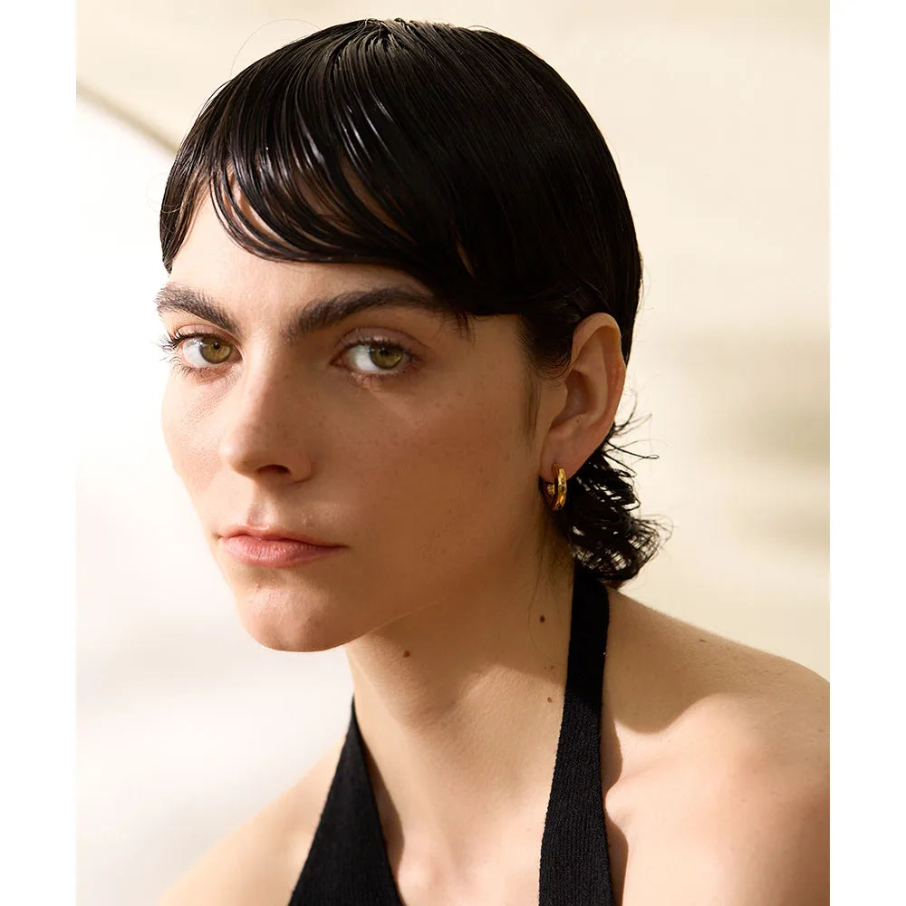 Brinco Serendi banhado a ouro