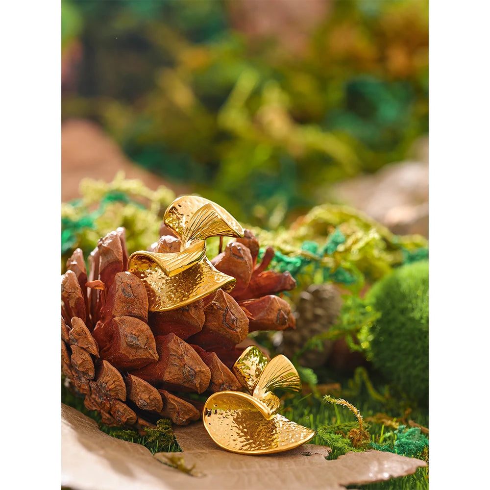 Brinco Vera  Banhado em Ouro 18K - AuraMirage®