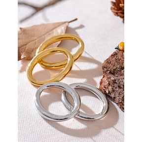 Brinco Orbix Banhado em Ouro 18K - AuraMirage®