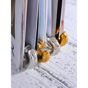 Brinco Cilo Banhado em Ouro 18K - AuraMirage®