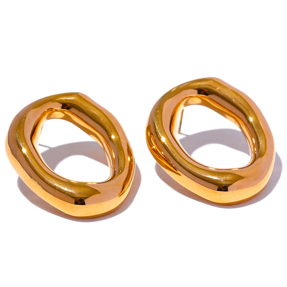 Brinco Oryn Banhado em Ouro 18K - AuraMirage®