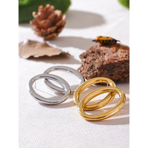 Brinco Orbix Banhado em Ouro 18K - AuraMirage®