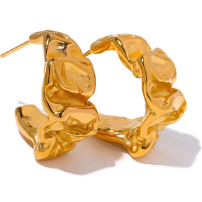 Brinco Brio Banhado em Ouro 18K - AuraMirage®