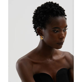 Brinco Vera  Banhado em Ouro 18K - AuraMirage®