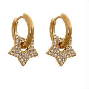 Brinco Evandria banhado a ouro