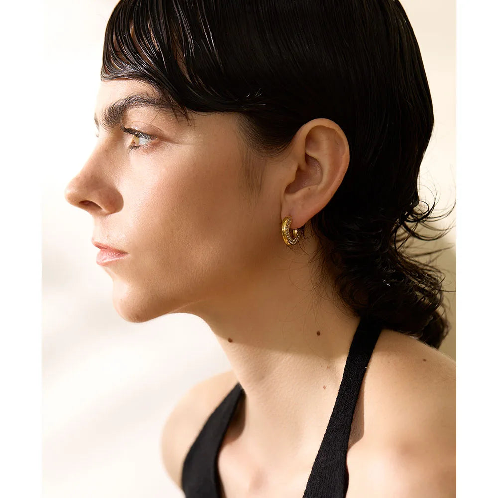 Brinco Serendi banhado a ouro